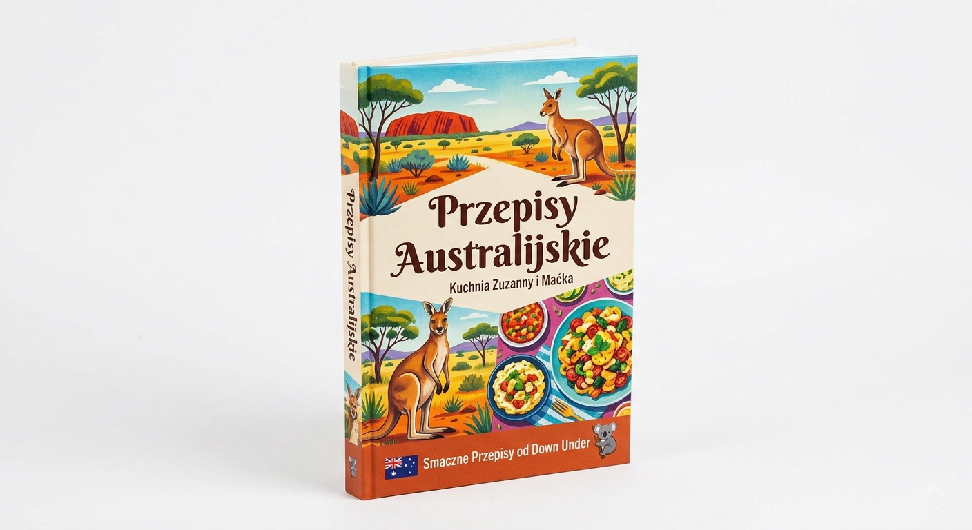 Okładka e-booka Przepisy Australijskie – Kuchnia Zuzanny i Maćka, Smaczne Przepisy od Down Under