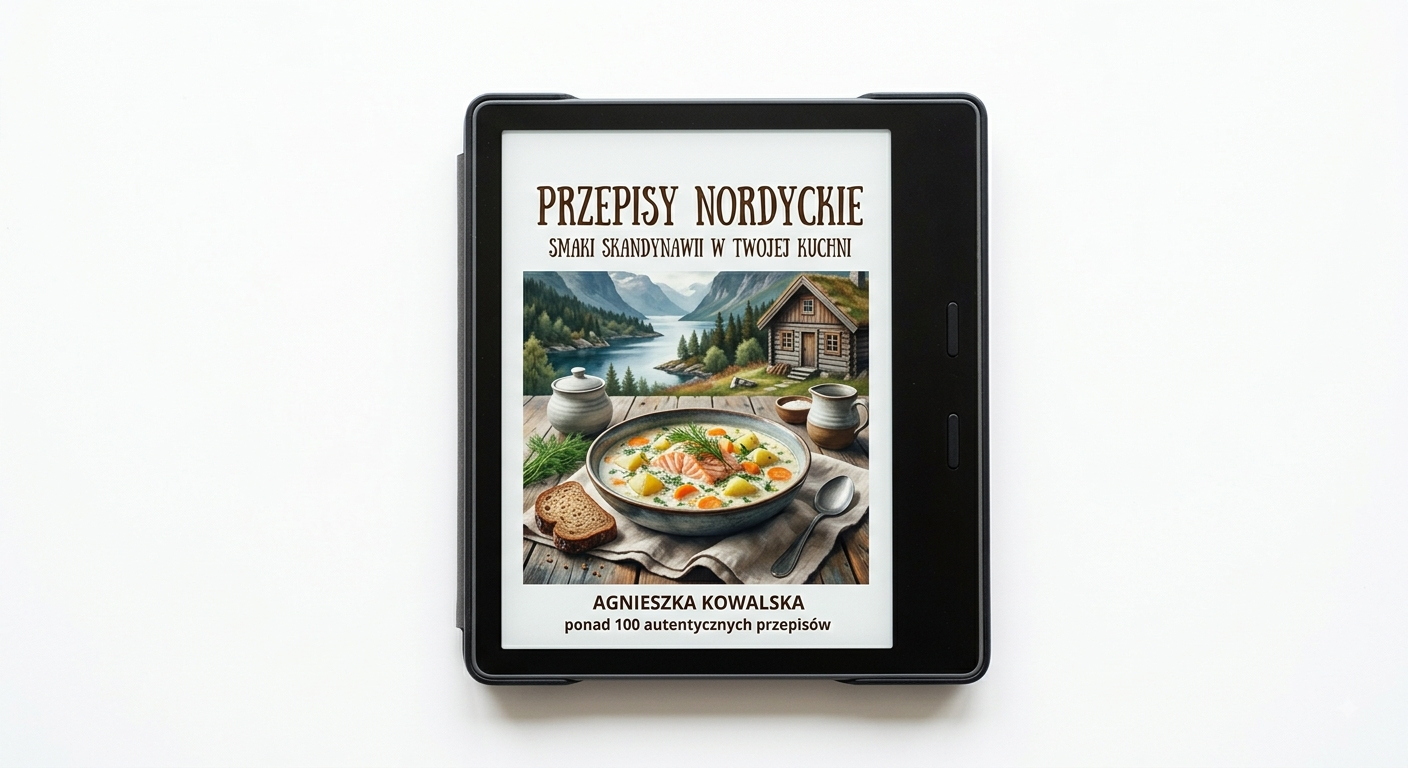 Okładka e-booka Przepisy Nordyckie – Smaki Skandynawii w Twojej Kuchni autorki Agnieszki Kowalskiej