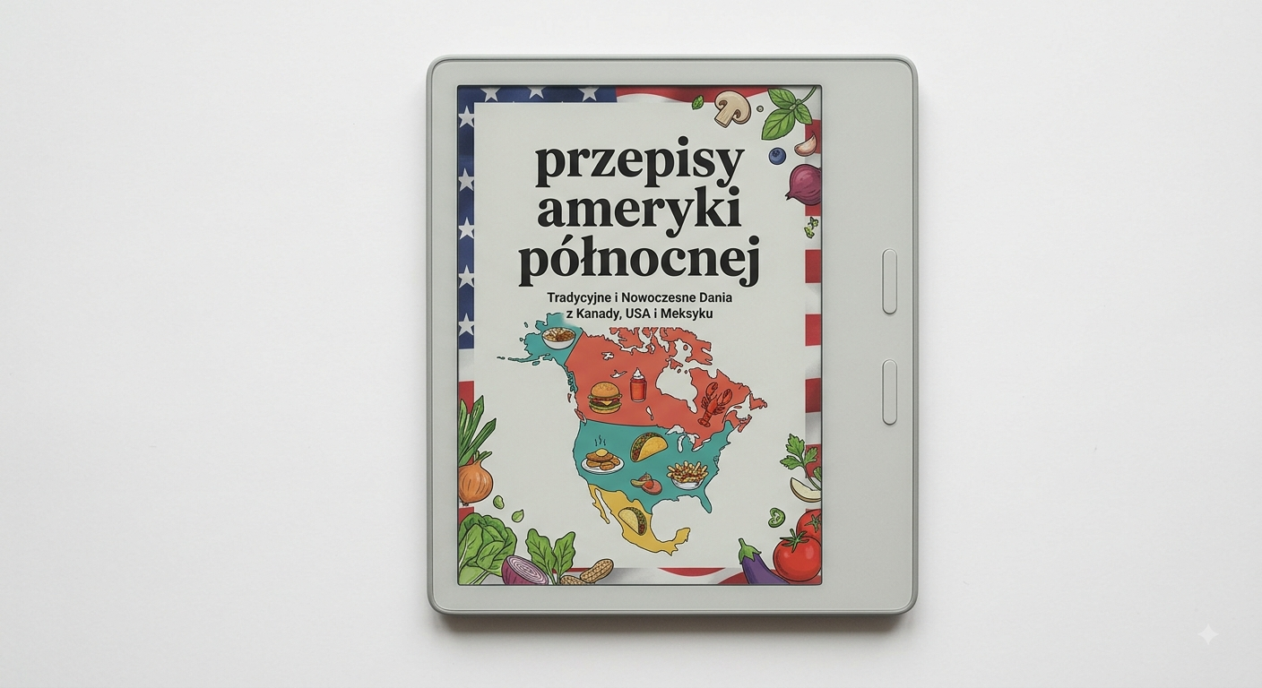 Okładka e-booka Przepisy Ameryki Północnej – Tradycyjne i Nowoczesne Dania z Kanady, USA i Meksyku